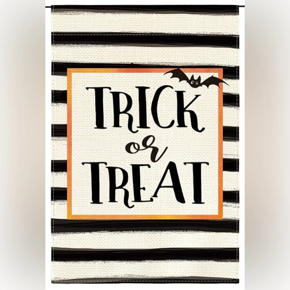 trick-or-treat garden flag ,27 x 39,
